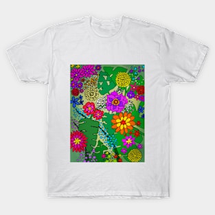 Folk Floral Spray T-Shirt